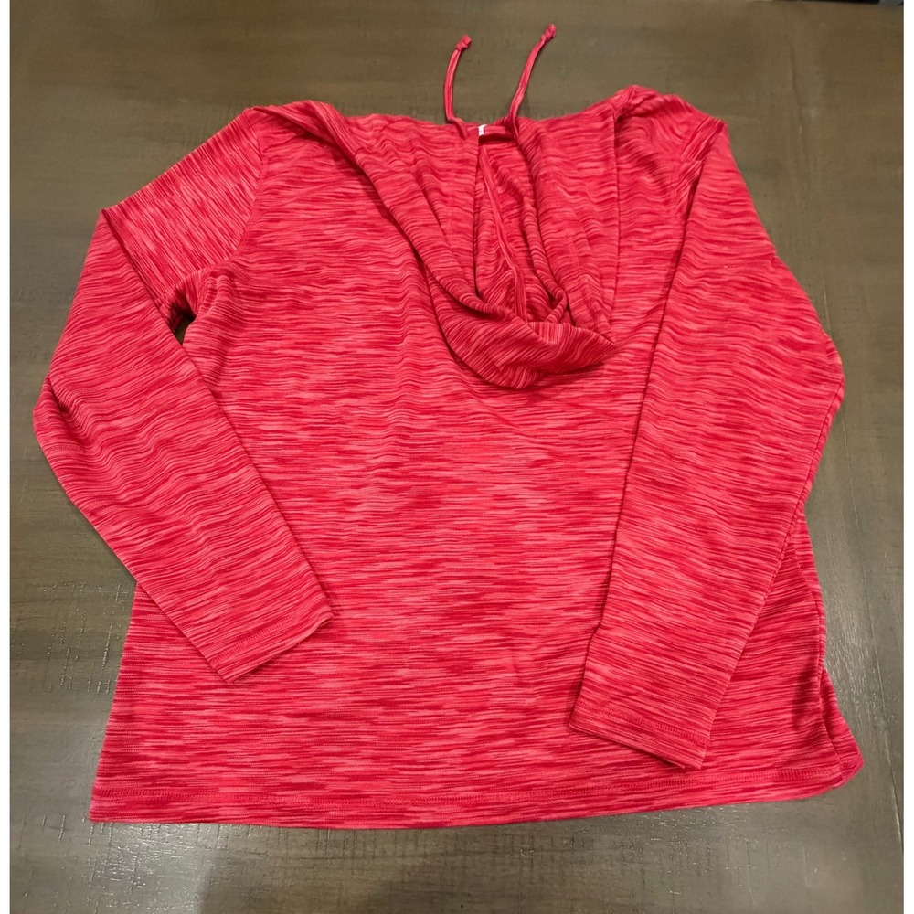 Tommy Bahama Men's XL Red Heathered Pullover Hoodie Long Sleeve Shirt - Picture 5 of 10